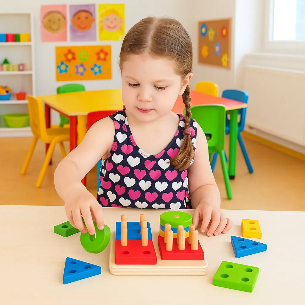 Bigjigs First Four Shape Sorter-Bigjigs First Four Shape Sorter