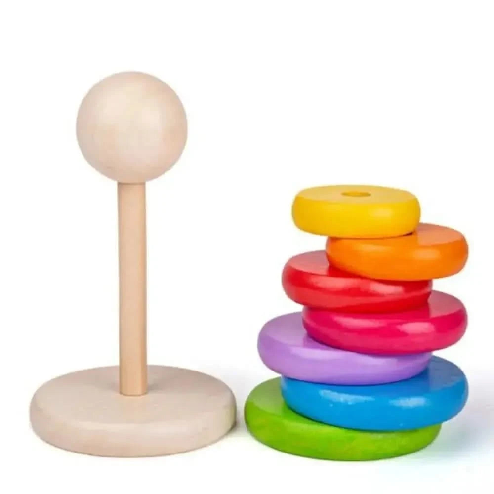 Bigjigs First Rainbow Stacker-Bigjigs First Rainbow Stacker