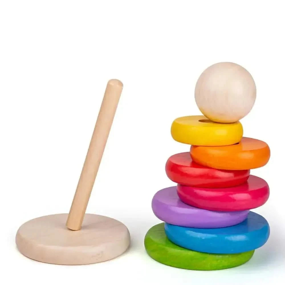 Bigjigs First Rainbow Stacker-Bigjigs First Rainbow Stacker