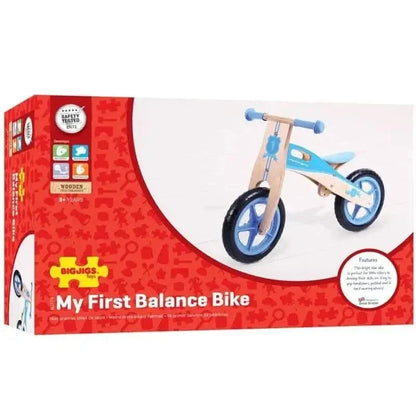 Bigjigs My First Balance Bike Blue-Bigjigs My First Balance Bike Blue