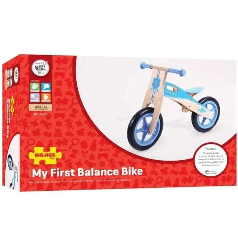 Bigjigs My First Balance Bike Blue-Bigjigs My First Balance Bike Blue