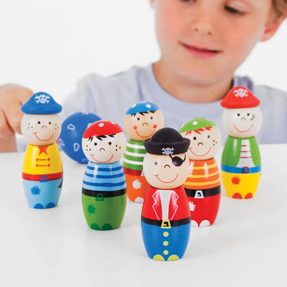 Bigjigs Pirate Skittles-Bigjigs Pirate Skittles
