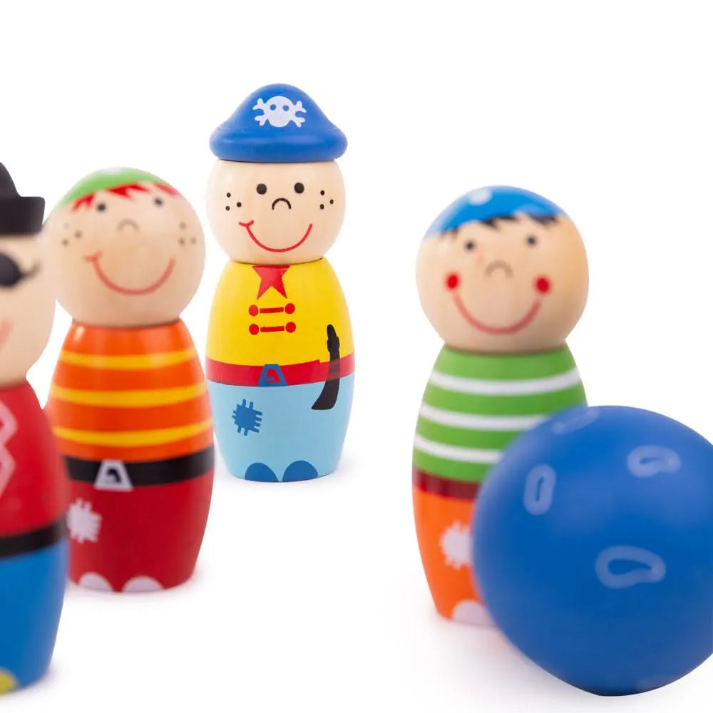 Bigjigs Pirate Skittles-Bigjigs Pirate Skittles