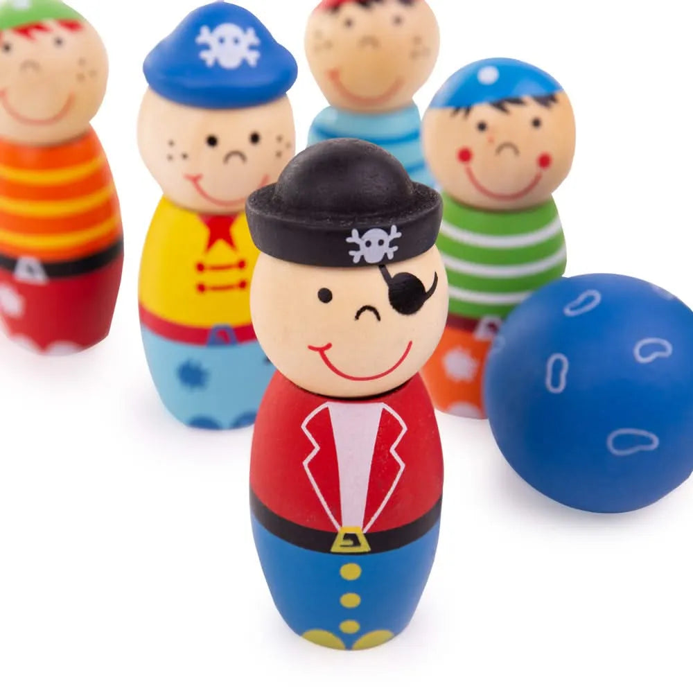 Bigjigs Pirate Skittles-Bigjigs Pirate Skittles