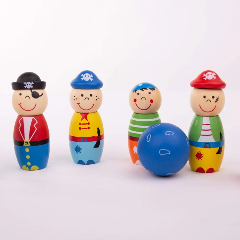 Bigjigs Pirate Skittles-Bigjigs Pirate Skittles