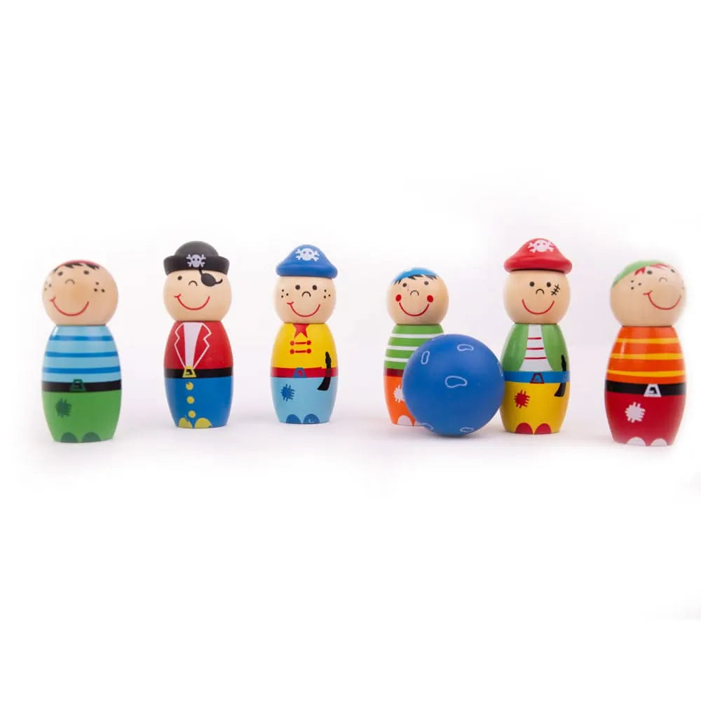 Bigjigs Pirate Skittles-Bigjigs Pirate Skittles