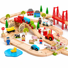 Bigjigs Rail Rural Road and Rail Train Set-Bigjigs Rail Rural Road and Rail Train Set