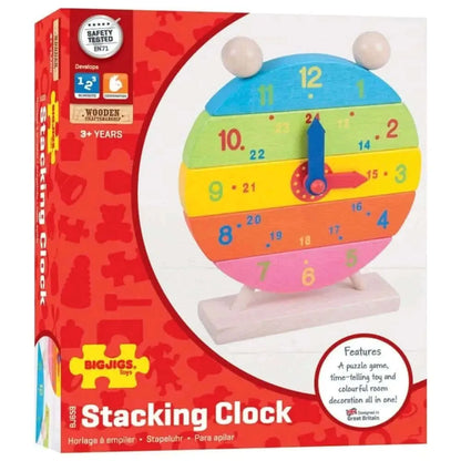 Bigjigs Stacking Clock-Bigjigs Stacking Clock