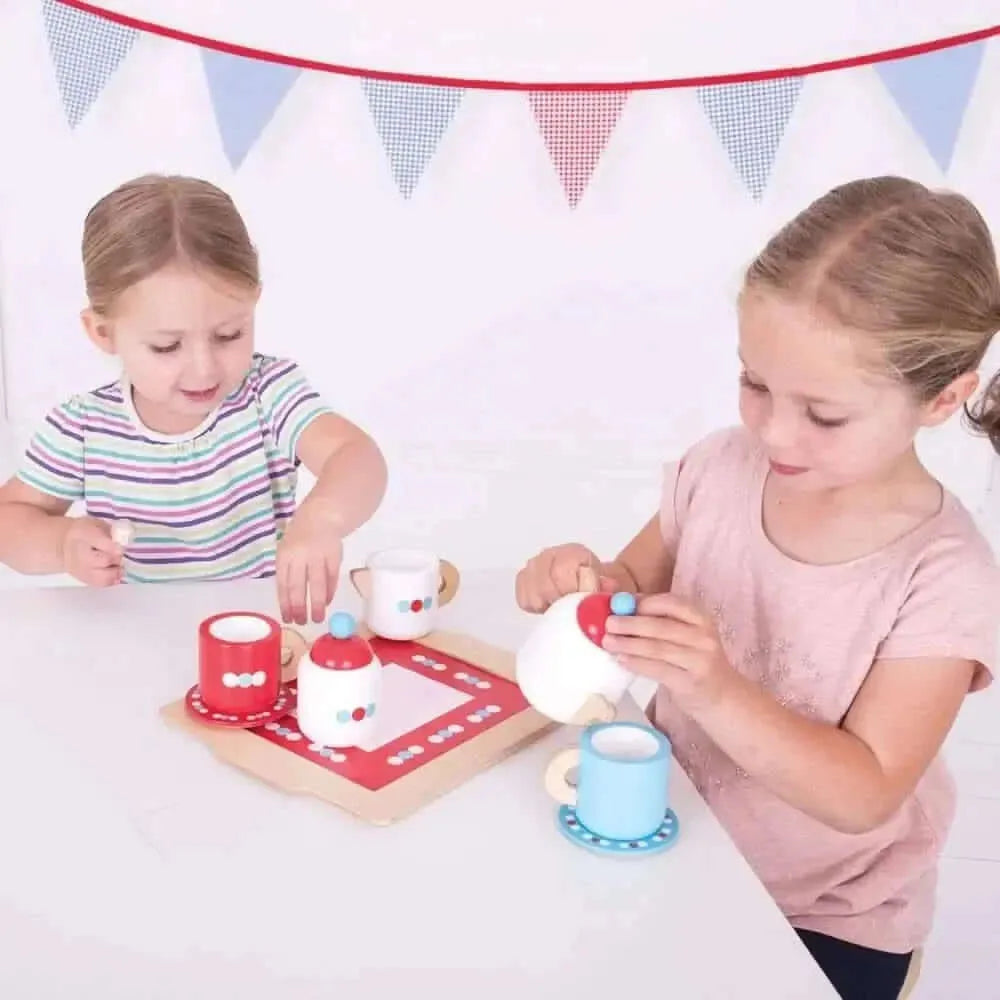 BigJigs Tea Set on a Tray-BigJigs Tea Set on a Tray
