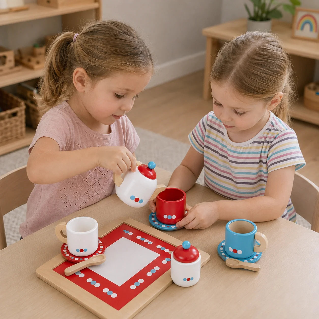 BigJigs Tea Set on a Tray-BigJigs Tea Set on a Tray