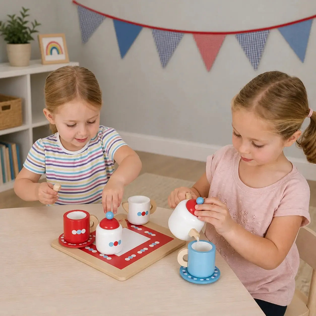 BigJigs Tea Set on a Tray-BigJigs Tea Set on a Tray