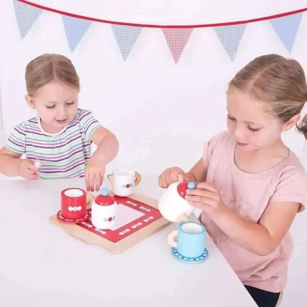 BigJigs Tea Set on a Tray-BigJigs Tea Set on a Tray