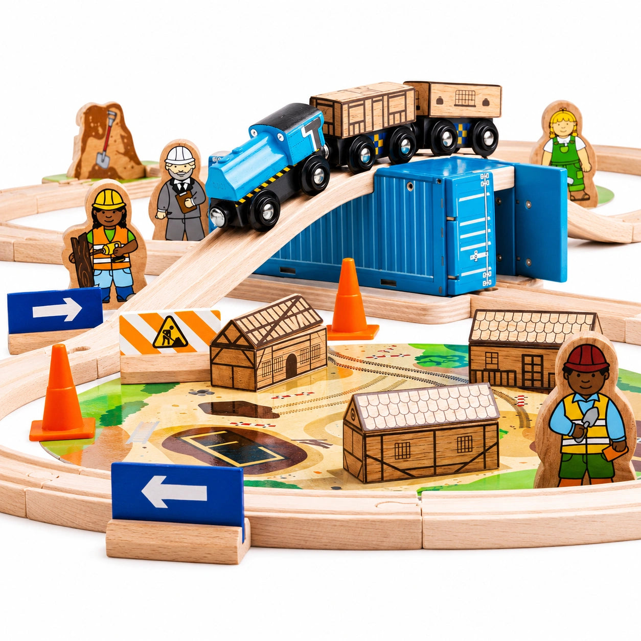 Bigjigs Toys Construction Train Set-Bigjigs Toys Construction Train Set