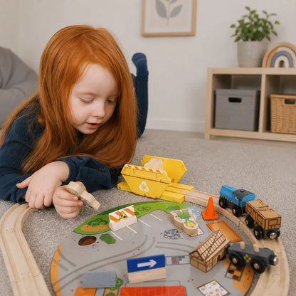 Bigjigs Toys Construction Train Set-Bigjigs Toys Construction Train Set