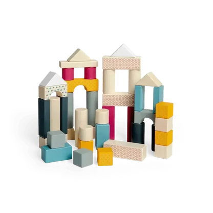 Bigjigs Toys - FSC Drum of 50 Blocks-Bigjigs Toys - FSC Drum of 50 Blocks