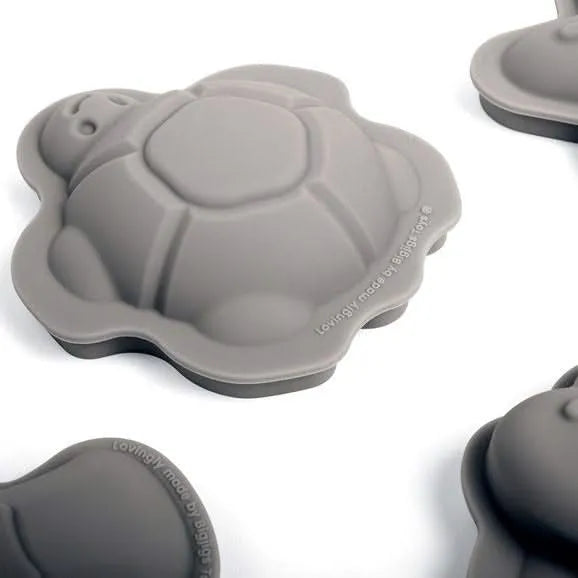 BIGJIGS Toys Silicone Sand Moulds - Pack of 4-BIGJIGS Toys Silicone Sand Moulds - Pack of 4
