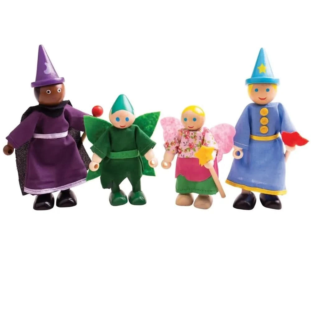Bigjigs Toys Wooden Fantasy Dolls-Bigjigs Toys Wooden Fantasy Dolls