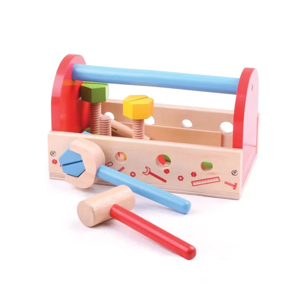 Bigjigs Toys Wooden My Tool Box-Bigjigs Toys Wooden My Tool Box