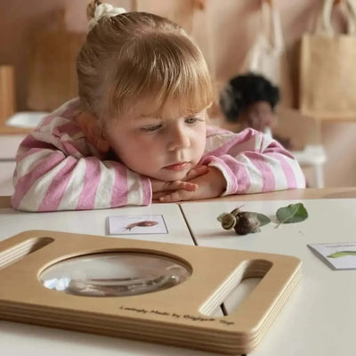 Bigjigs Two Handed Magnifier Glass-Bigjigs Two Handed Magnifier Glass