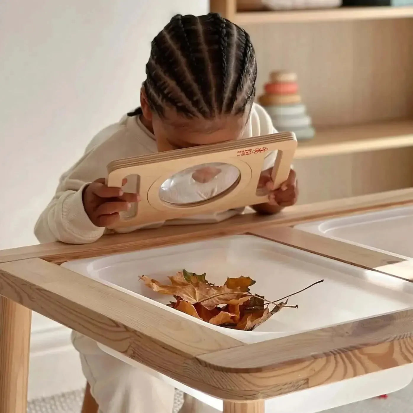 Bigjigs Two Handed Magnifier Glass-Bigjigs Two Handed Magnifier Glass