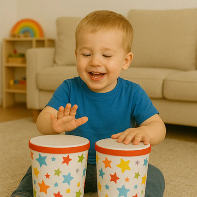 Bigjigs Wooden Bongos-Bigjigs Wooden Bongos