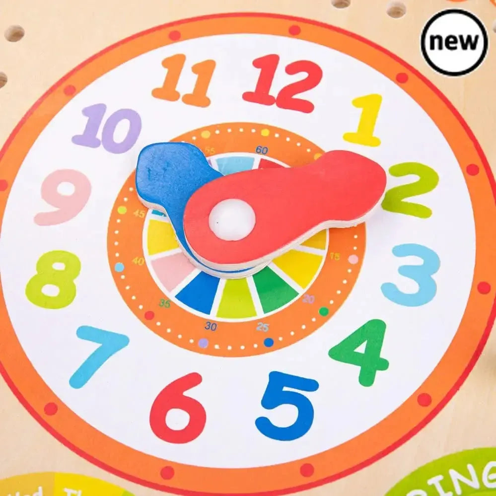 Bigjigs Wooden Clock and Calendar-Bigjigs Wooden Clock and Calendar