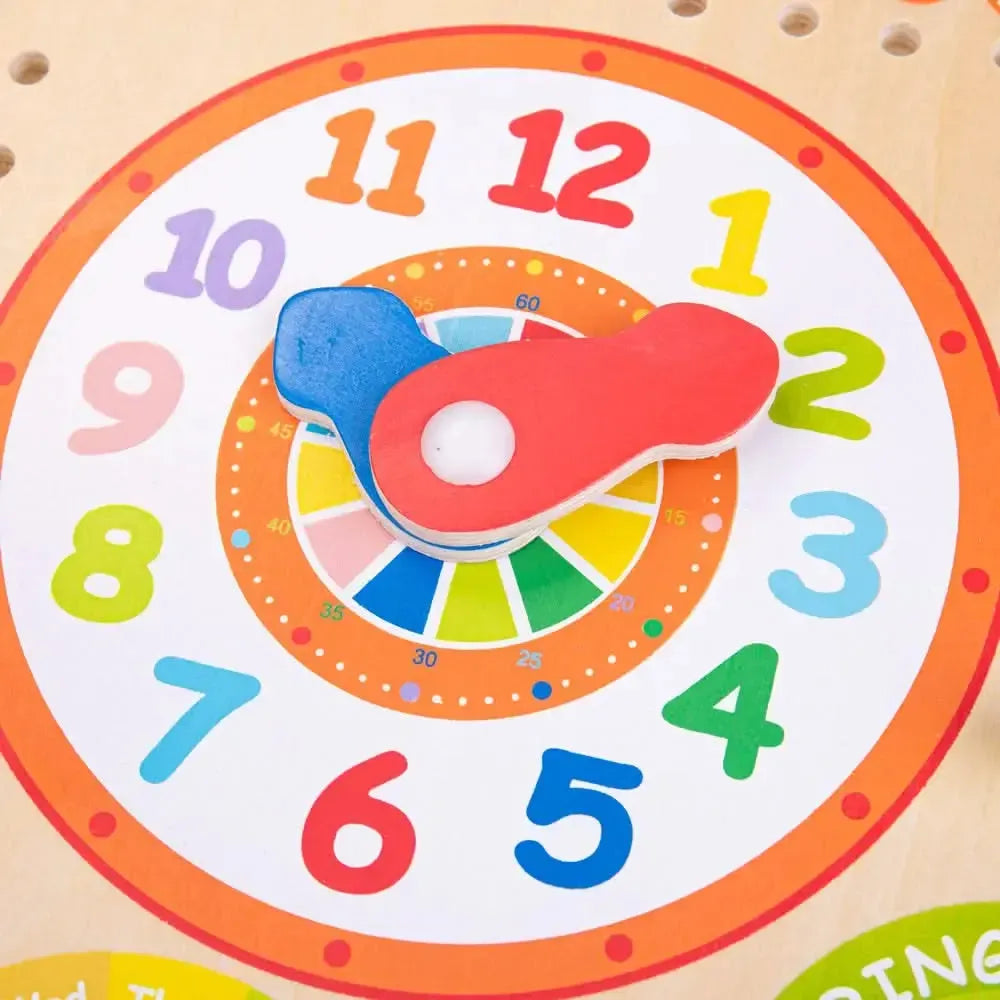 Bigjigs Wooden Clock and Calendar-Bigjigs Wooden Clock and Calendar