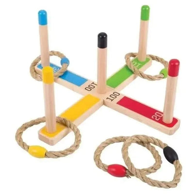 BigJigs Wooden Quoits-BigJigs Wooden Quoits
