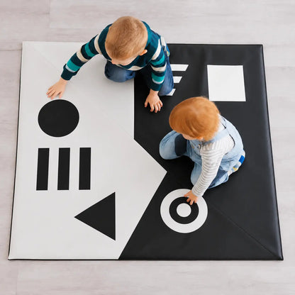 Black and White Floor Mat lifestyle image 6
