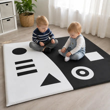 Black and White Floor Mat lifestyle image 1