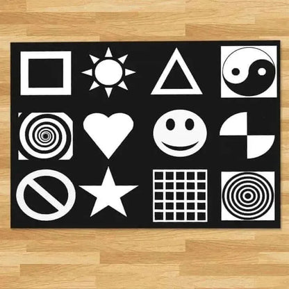Black and White Nursery Playmat-Black and White Nursery Playmat