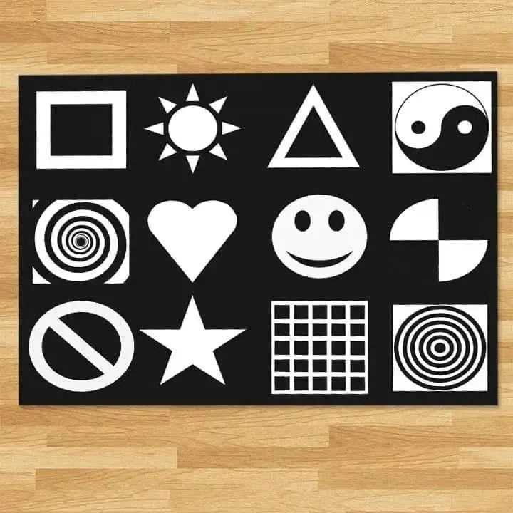 Black and White Nursery Playmat-Black and White Nursery Playmat