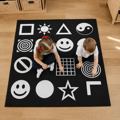 Black and White Nursery Playmat lifestyle image 5
