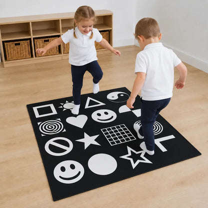 Black and White Nursery Playmat lifestyle image 7