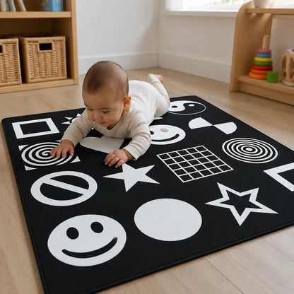 Black and White Nursery Playmat lifestyle scene 1