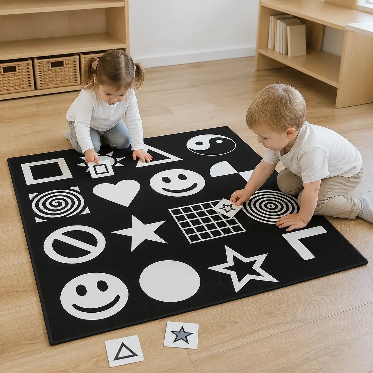 Black and White Nursery Playmat lifestyle scene 3