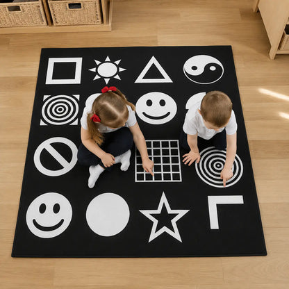 Black and White Nursery Playmat lifestyle scene 5
