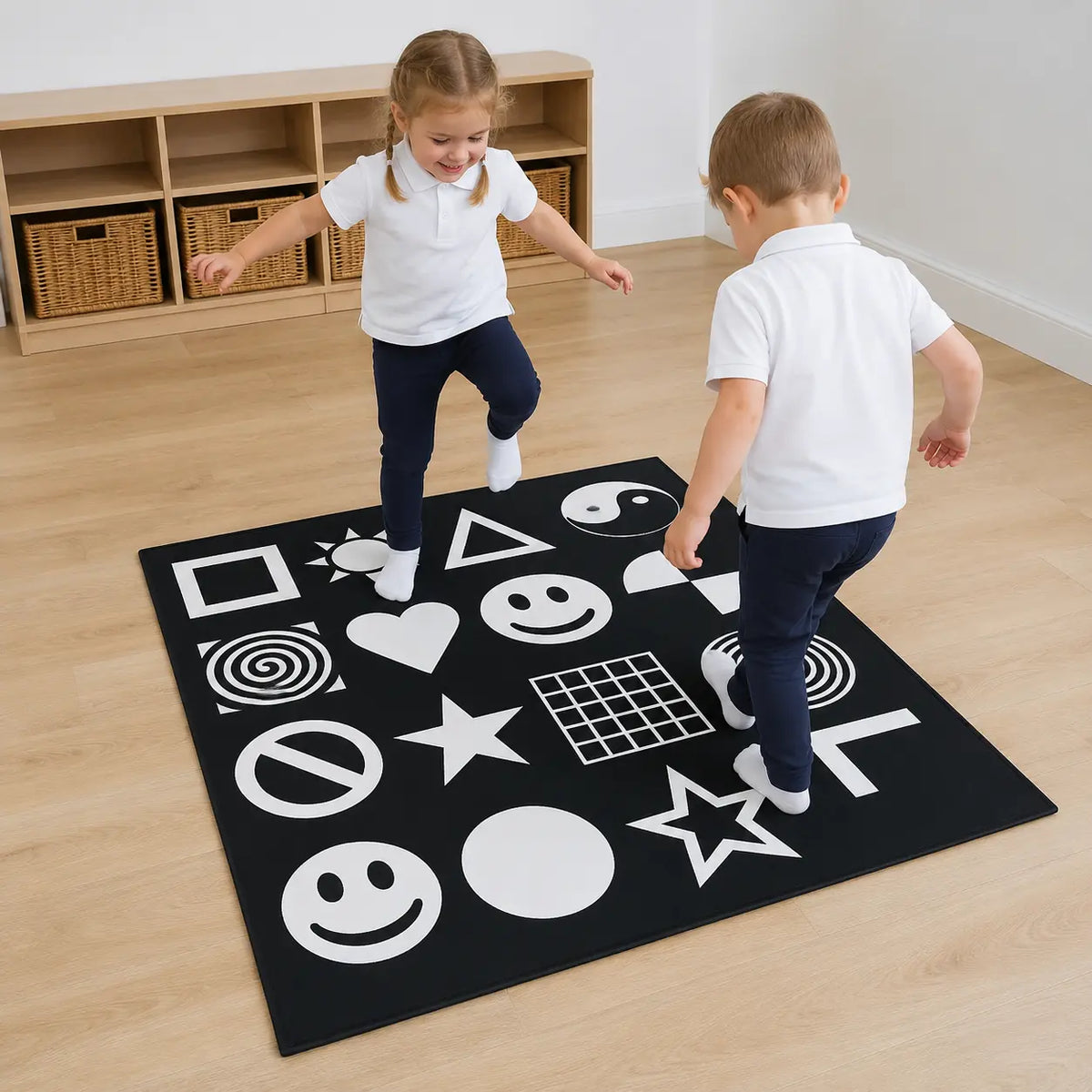 Black and White Nursery Playmat lifestyle scene 7