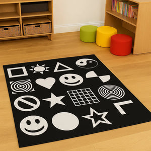 Black and White Nursery Playmat