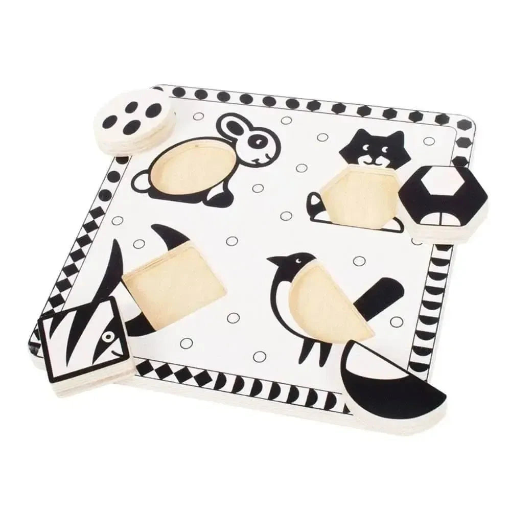 Black and White Puzzle Pets-Black and White Puzzle Pets