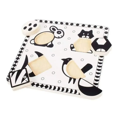 Black and White Puzzle Pets-Black and White Puzzle Pets