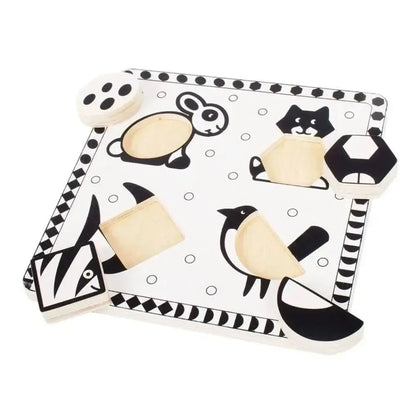 Black and White Puzzle Pets-Black and White Puzzle Pets