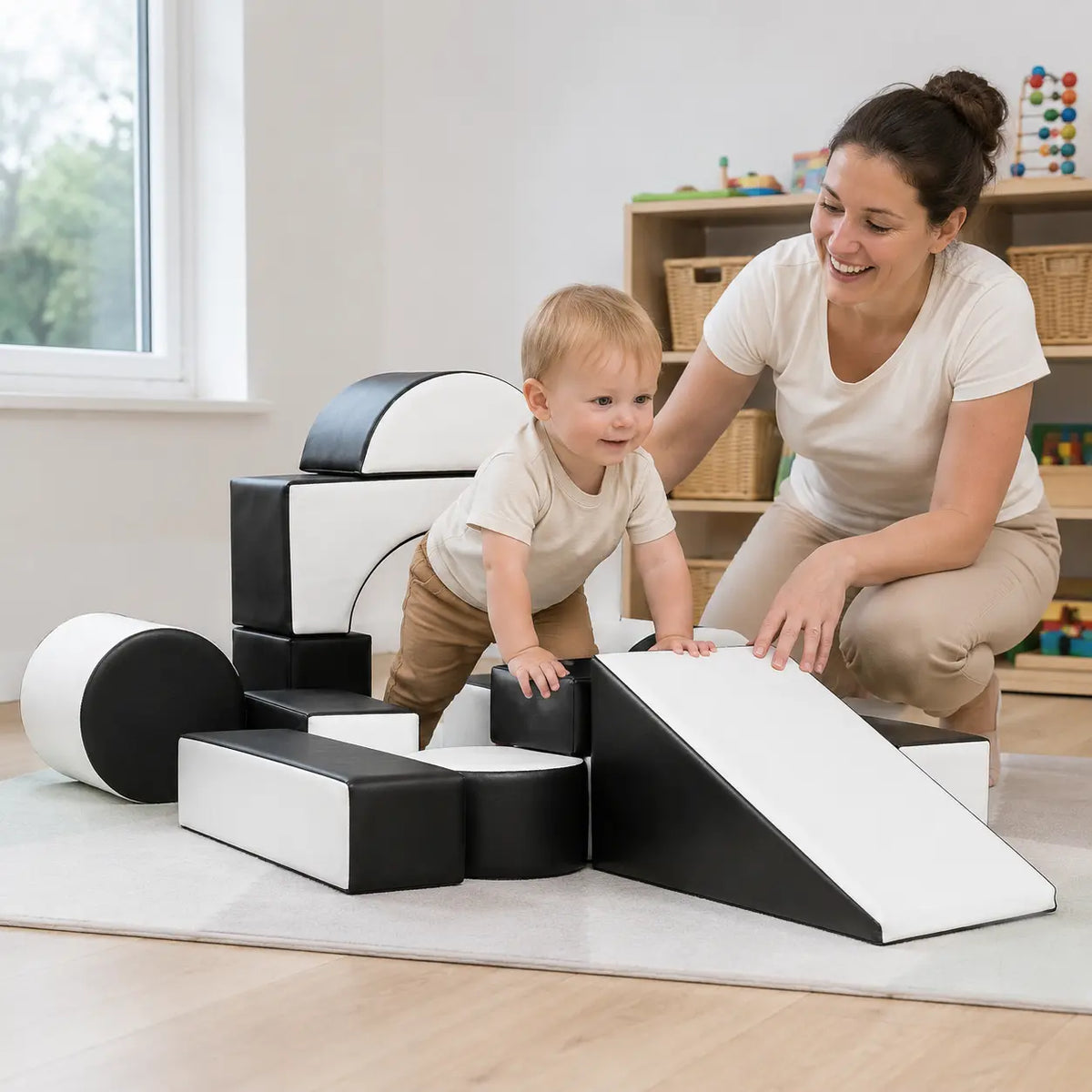 Black and white sensory play set lifestyle scene 6