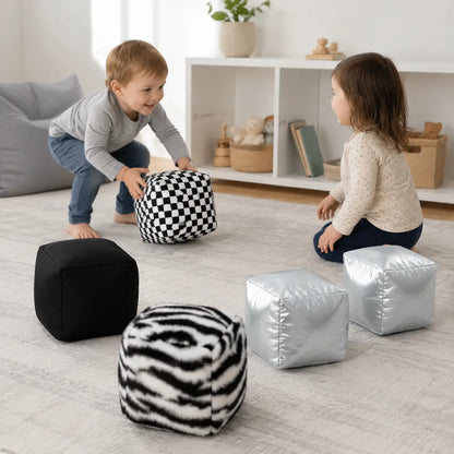 Black and White Soft Cubes lifestyle scene 3