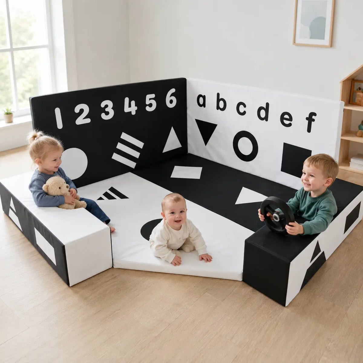 Black and White Soft Play Corner lifestyle scene 4