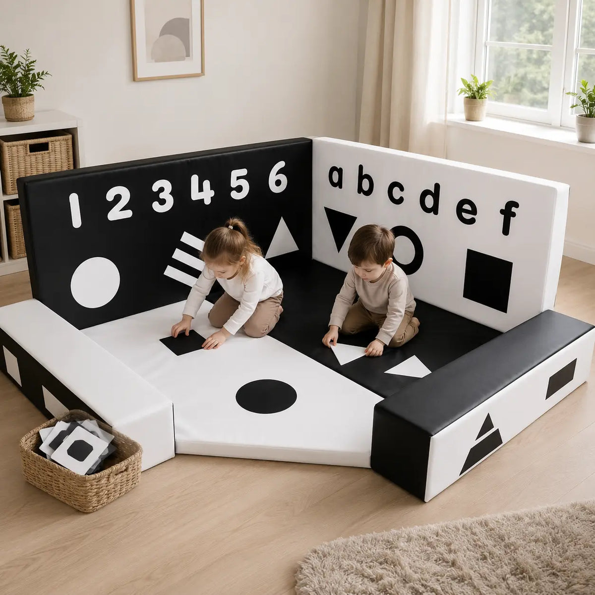 Black and White Soft Play Corner lifestyle scene 6
