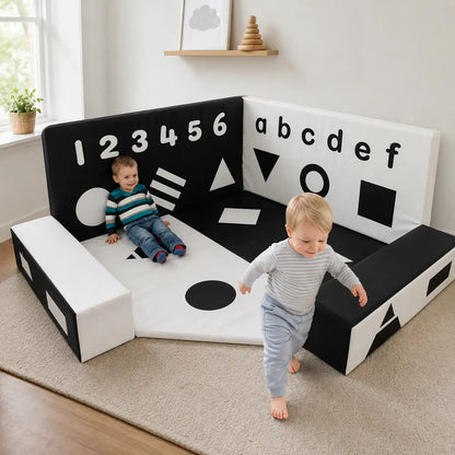 Black and White Soft Play Corner lifestyle scene 8