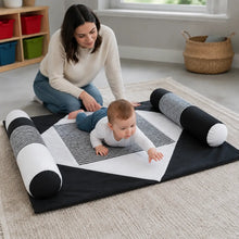 Black & White Mat & Bolsters lifestyle image 1