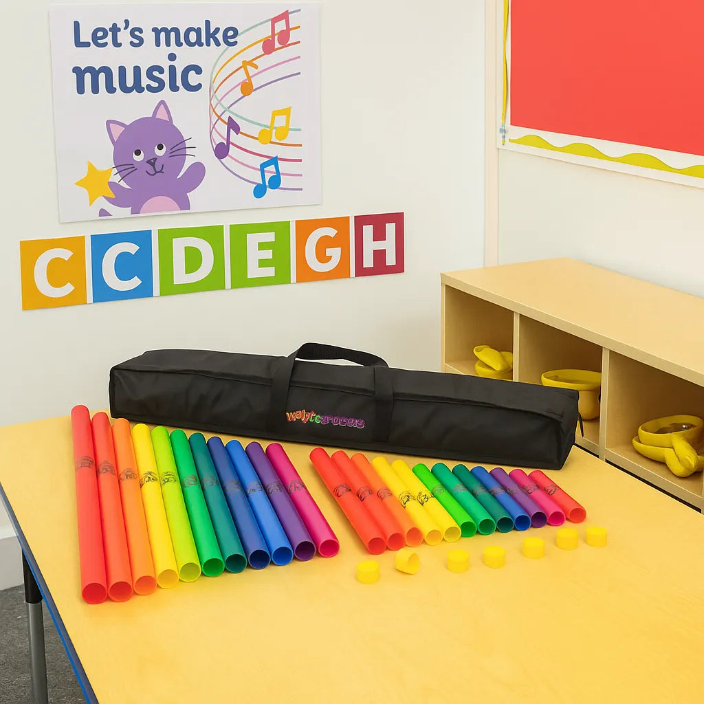 Boomwhackers Wak-a-Tubes 25 player classroom pack-Boomwhackers Wak-a-Tubes 25 player classroom pack