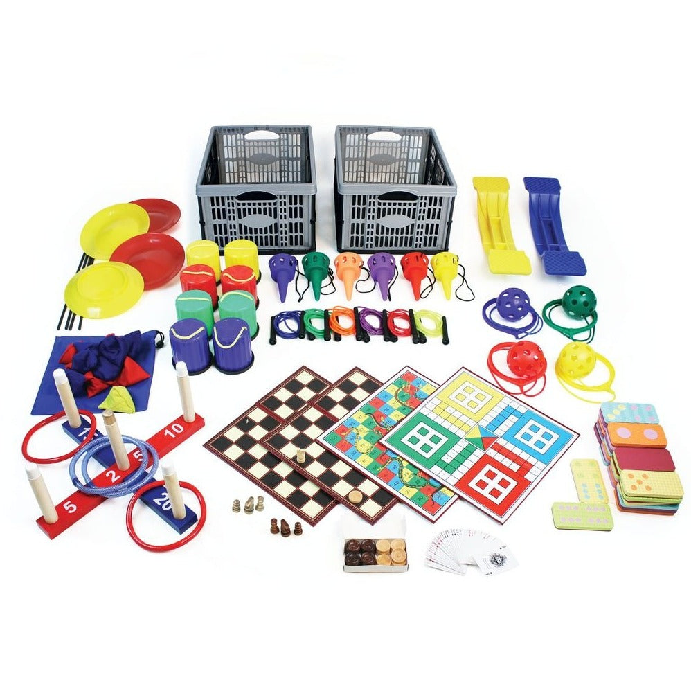 Breakfast Club Activity Play Kit, Introducing the Breakfast Club Activity Play Kit, a versatile and comprehensive resource designed to cater to a wide range of abilities and interests. This carefully curated kit is packed with activities that engage the mind, enhance hand-eye coordination, improve balance, and get those hearts pumping. Whether you're a teacher, a parent, or a caregiver, this kit has something to offer for everyone. Breakfast Club Activity Play Kit Features: Diverse Activities: The Breakfast